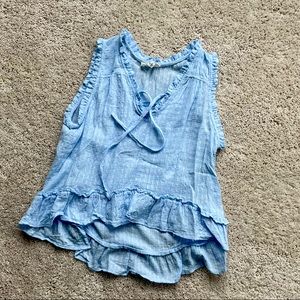 Boutique Ruffle Tank Top